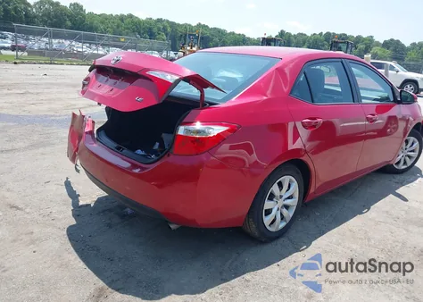 2016 Toyota Corolla Le z USA, uszkodzony, nr VIN 2T1BURHE8GC603036